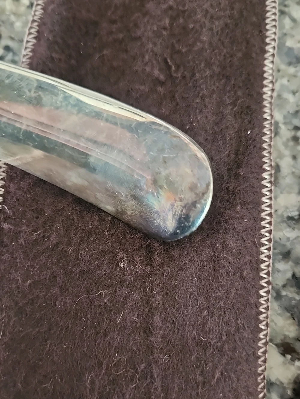 Silverplated Georgian Pattern Salad Fork & Serving Spoon From Gerity